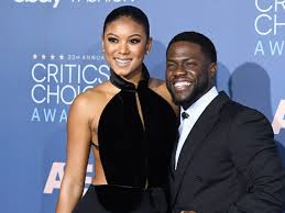 Kevin Hart with his wife Eniko