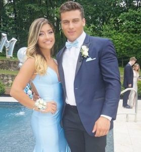 Frank Catania Jr. with his girlfriend