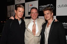 Hayden Christensen with his father & brother
