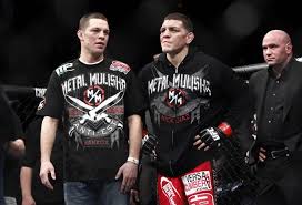 Nate Diaz with his brother