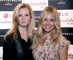 Sienna Miller with her sister
