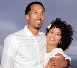 Shaun Livingston with his wife