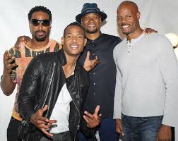 Marlon Wayans with his brothers