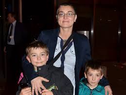 Sinéad O’Connor with her kids