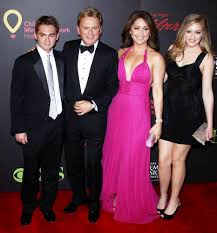 Pat Sajak with his family