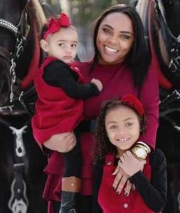 Shayanna Jenkins with her kids