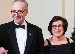 Chuck Schumer with his wife