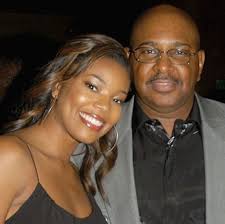 Gabrielle Union with her father