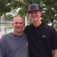 Josh Hader with his father