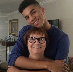 Naomi Smalls with her mother