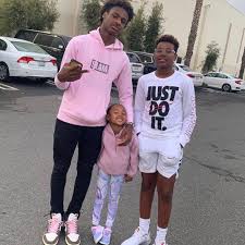 Bryce James with his brother & sister
