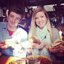 Grant Gustin with his sister