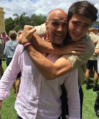 Jacob Elordi with his father
