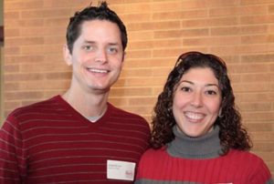 Lisa Page with her husband