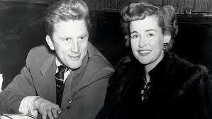 Kirk Douglas with his ex-wife Dianna