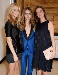 Cara Delevingne with her sisters