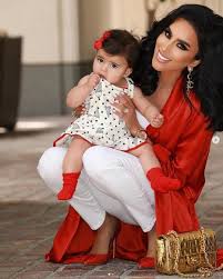 Lilly Ghalichi with her daughter