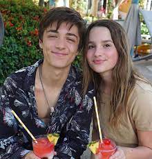 Asher Angel with his ex-girlfriend Annie