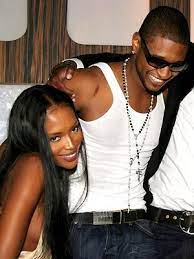 Naomi Campbell with her ex-boyfriend Usher