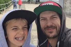 Sean Federline with his father