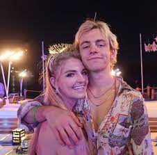 Ross Lynch with his sister