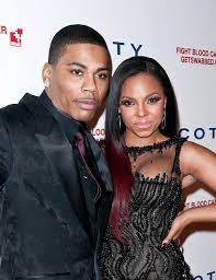 Ashanti with her ex-boyfriend Nelly