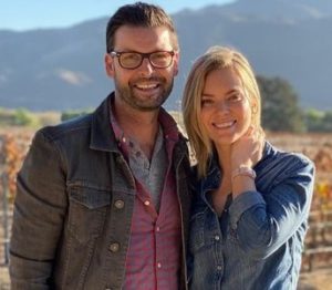 Cindy Busby with her partner