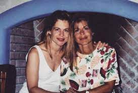 Linda Hamilton with her mother
