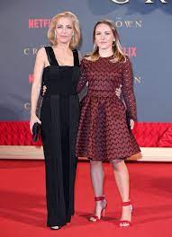 Gillian Anderson with her daughter