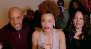 Andra Day with her parents
