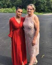 Joy Taylor with her mother
