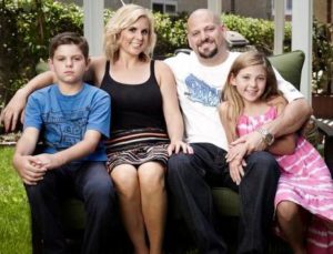 Brandi Passante with her ex-husband & children