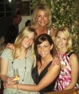 January Jones with her mother & sisters