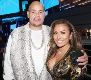 Fat Joe with his wife