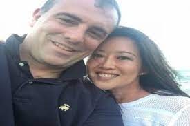 Melissa Lee with her husband