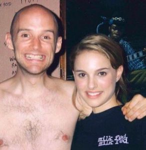 Moby with his ex-girlfriend