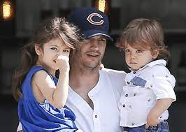Ashton Kutcher with his kids