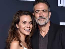 Jeffrey Dean Morgan with his wife Hilarie