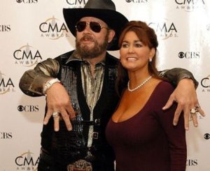 Hank Williams Jr. with his wife Mary