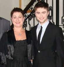 Daniel Radcliffe with his mother