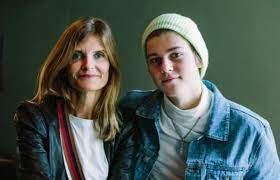 Ruel with his mother