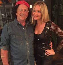 Sharon Case with her father