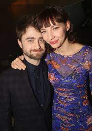 Daniel Radcliffe with his girlfriend
