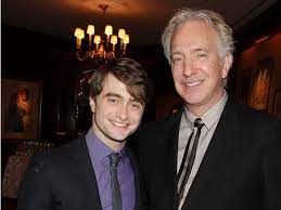Daniel Radcliffe with his father