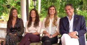 Andrew Cuomo with his daughters