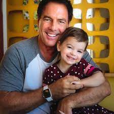 Mark Steines with his daughter