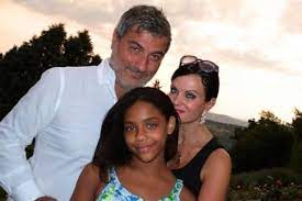 Benita Alexander-Jeune with her ex-boyfriend & daughter