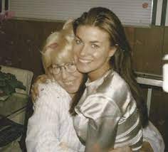 Carmen Electra with her mother