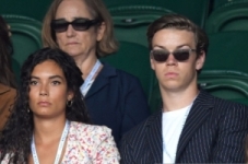 Will Poulter with his girlfriend