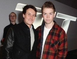 Will Poulter with his brother